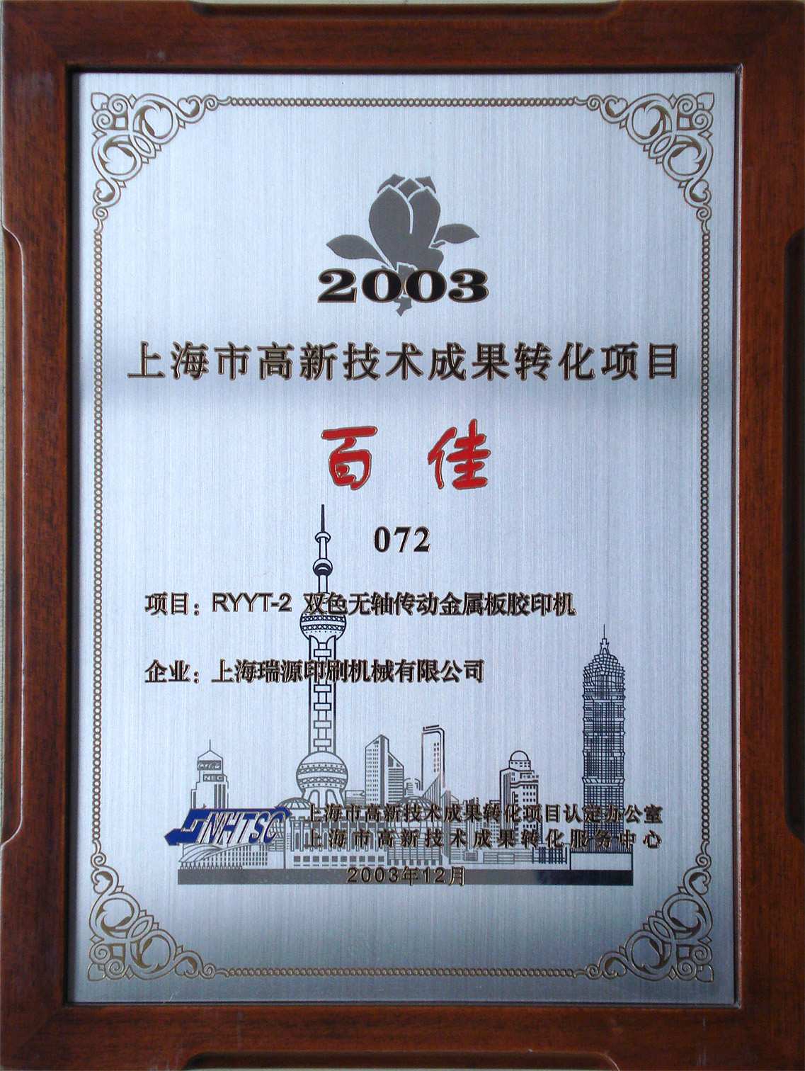 RUIYUAN Certificates